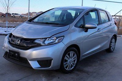 Honda : Fit LX CVT 2015 honda fit lx cvt salvage fixer extra clean must see only 9 k miles l k