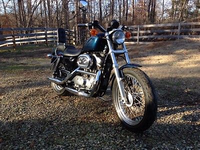 Harley-Davidson : Sportster 1998 883 blue harley davidson sportster low miles