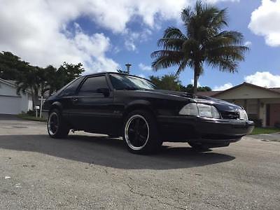 Ford : Mustang LX 1992 ford mustang foxbody lx 5.0 hatchback cam heads 95 k miles wow