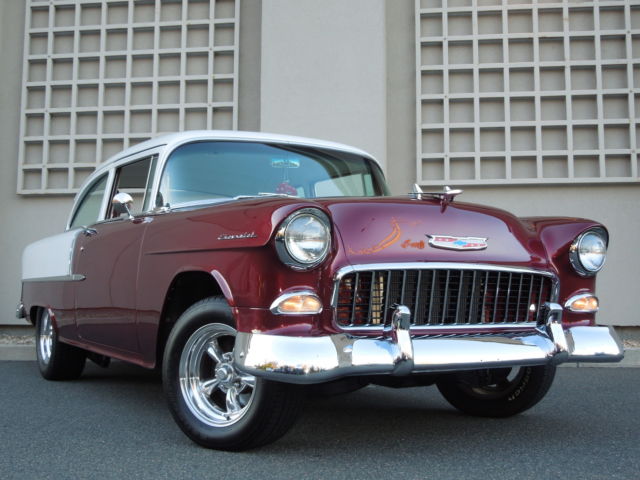 Chevrolet : Bel Air/150/210 150/210 Post 1955 chevrolet 210 post 396 4 speed pwr steering tilt front disc brakes 12 bolt