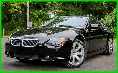 BMW : 6-Series i 2007 bmw 650 i top of the line black on red serviced only 28 k miles carfax 650