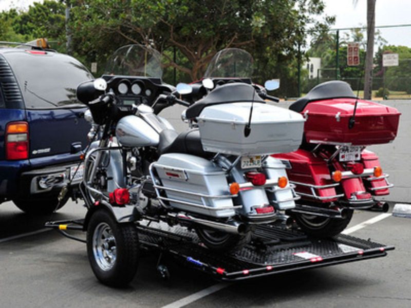 2012 Kendon Dual Ride-Up SRL Folding Motorcycle Trai