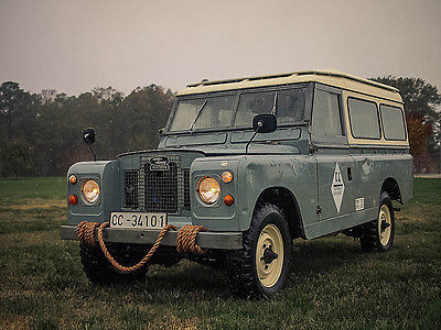 Land Rover : Defender Series-IIA 1971 land rover 109 series iia santana