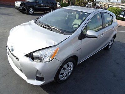 Toyota : Prius  c One 2013 toyota prius c one salvage wrecked repairable export welcomed save