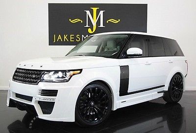 Land Rover : Range Rover Supercharged ONYX WIDE BODY 2014 range rover supercharged onyx wide body edition 50 k in upgrades wow