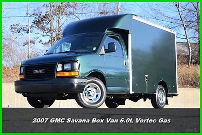 GMC : Savana Box Van 07 gmc savana cutaway work van 6.0 l vortec gas chevy chevrolet box truck used ac