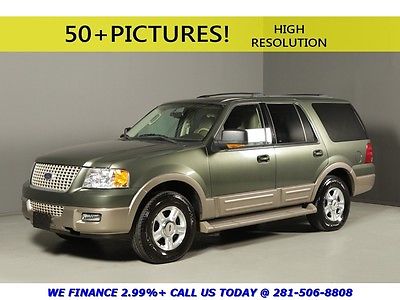 Ford : Expedition 2003 EDDIE BAUER LEATHER 8PASS STEPBOARD PDC CD6 2003 ford expedition eddie bauer leather 8 pass stepboard pdc cd 6 low miles tan