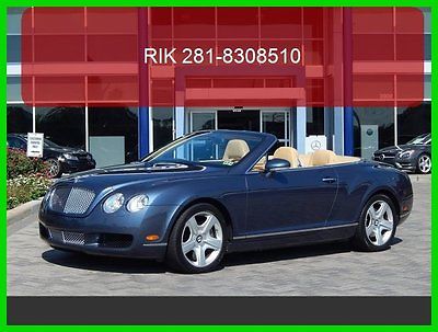 Bentley : Continental GT GTC Convertible 2-Door 2008 used turbo 6 l w 12 60 v automatic all wheel drive premium