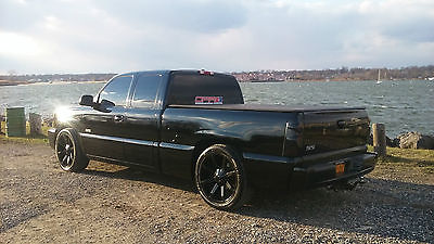 Chevrolet : Silverado 1500 SS Extended Cab Pickup 4-Door 2003 chevrolet silverado 1500 ss ext cab 6.0 l awd 22 wheels cowl hood clean