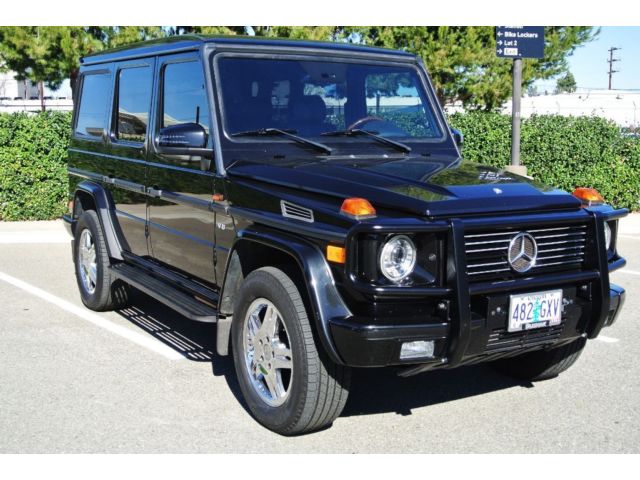 Mercedes-Benz : G-Class Rare 2000 G500, low miles, Blk/Blk, MUST SEE! Upgraded!!