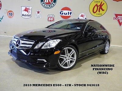 Mercedes-Benz : E-Class E550 Coupe P2 PKG,PANO ROOF,NAV,HTD/COOL LTH,47K! 10 e 550 coupe pano roof nav back up htd cool lth 18 in amg whls 47 k we finance