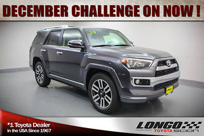 Toyota : 4Runner RWD 4dr V6 Limited RWD 4dr V6 Limited New SUV Automatic Gasoline 4.0L V6 Cyl Magnetic Gray Metallic