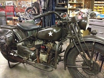 Indian : 741 INDIAN 741 MILITARY BARN FIND
