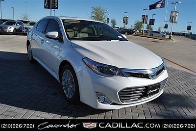 Toyota : Avalon XLE Premium 2013 4 dr car used gas electric i 4 2.5 l 152 1 fwd leather white