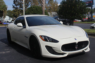 Maserati : Gran Turismo 2dr Coupe Sport 2013 stunning bianco eldorado on red leather gt sport ferrari trade in