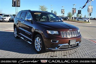 Jeep : Grand Cherokee Summit Very Well maintained Beautiful SUV 2014 sport utility used regular unleaded v 6 3.6 l 220 8 rwd leather brown
