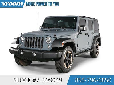 Jeep : Wrangler Sport Certified 2015 9K MILES 1 OWN. BLUETOOTH USB 2015 jeep wrangler unlimited sport 9 k m cruise bluetooth usb 1 owner cln carfax
