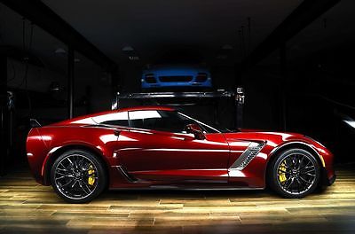 Chevrolet : Corvette Z06 2016 corvette z 06 visual carbon z 07 comp seats long beach red