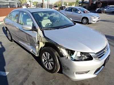 Honda : Accord LX Sedan CVT 2015 honda accord lx sedan cvt salvage wrecked repairable export welcome save