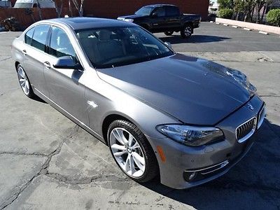 BMW : 5-Series 535i 2015 bmw 5 series 535 i salvage wrecked repairable only 12 k miles wont last