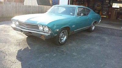 Chevrolet : Chevelle Concours 1968 chevy chevelle concours coupe rare rpo zk 7 2 nd owner low mileage