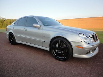 Mercedes-Benz : E-Class E55 FULL BRABUS AERO STYLING 4 BRAND NEW WHEELS/TIRES 2005 mercedes benz e 55 amg 1 owner clean carfax we finance make offer low miles