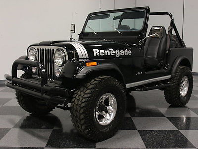 Jeep : CJ 7 FULLY RESTORED, LIFTED, 4.2 I6, 4-SPEED, FRNT DISC, PWR STEER, HARDTOP & DOORS!