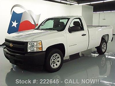 Chevrolet : Silverado 1500 REG CAB V8 LONG BED 2012 chevy silverado 1500 reg cab v 8 long bed 65 k miles 222645 texas direct