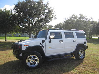 Hummer : H2 H2 H2-AUTO LEVELING REAR SUSPENSION - CUSTOM WHEELS - LEATHER - BRUSH GUARD