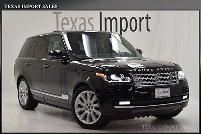 Land Rover : Range Rover SUPERCHARGED,REAR ENTERTAINMENT,ADAPTIVE CRUISE 2014 range rover supercharged rear entertainment adaptive cruise 1.49 financing