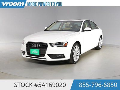 Audi : A4 2.0T Premium Certified 2013 20K MILES 1 OWNER 2013 audi a 4 20 k miles sunroof htd seats dual zone homelink 1 owner clean carfax