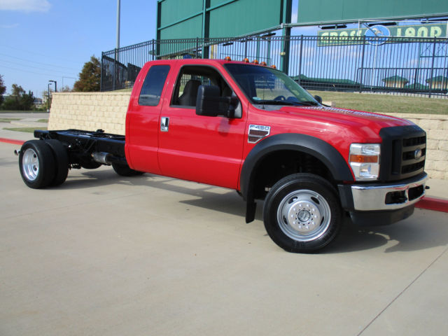 Ford : Other Pickups 4WD SuperCab TEXAS OWN 2008 F-450 EXTENDED CAB 4X4 ,CAB & CHASSIS ONE OWNER ACCIDENT FREE 78K