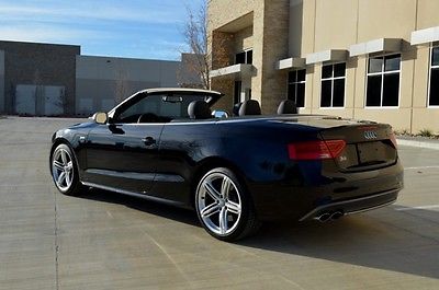 Audi : S5 Convertible AWD S5 QUATTRO SUPERCHARGED *TRIPLE BLACK* $69K ORIGINAL  ONLY 5K MILES  NO ISSUES
