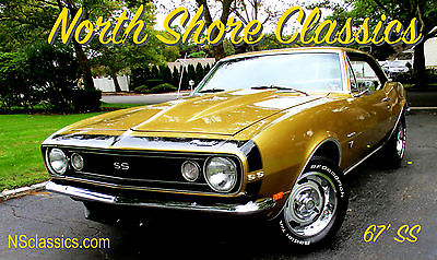 Chevrolet : Camaro SS-LOOK- GREAT COLOR COMBO-68 69  1967 chevrolet camaro ss rare color combo working ac car super clean ss 68 69