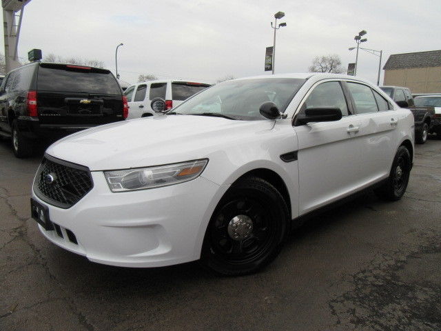 Ford : Taurus Police FWD White Next Generation Police Interceptor 59k Miles Warranty Ex-Fed car Nice