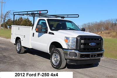 Ford : F-250 XLT 2012 xlt used 6.2 l v 8 automatic 4 wd 4 x 4 service utility 1 owner clean work
