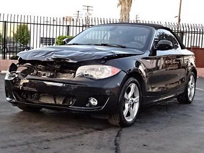 BMW : 1-Series 128i Convertible 2012 bmw 128 i convertible damaged salvage only 18 k miles perfect project l k