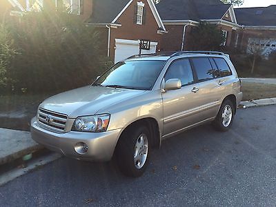 Toyota : Highlander Limited 2007 toyota highlander limited gold color v 6 4 dr 4 wd 3 rd row seats