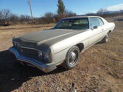 Chevrolet : Impala 1973 chevrolet impala custom barn find low miles