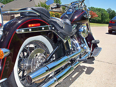 Harley-Davidson : Softail 2011 harley davidson softail deluxe in merlot sunglo