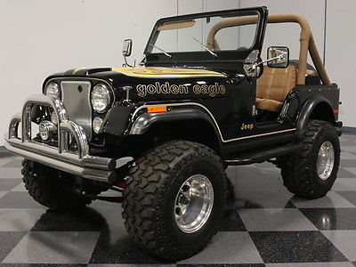 Jeep : CJ 5 BEAUTIFUL PAINT, 304 V8, FACTORY TACH,  GOLDEN EAGLE GRAPHICS, AWESOME RESTO!