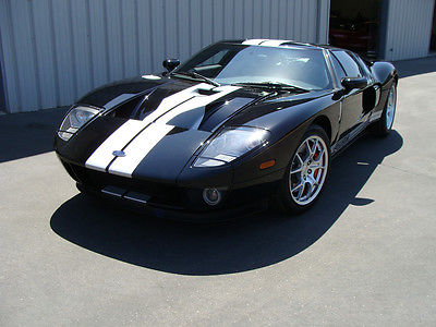 Ford : Ford GT GT 40 GT40 BLACK/BLACK SILVER STRIPES, ALL 4 OPTION FORD GT, 1 OWNER, PRICED TO SELL - RARE
