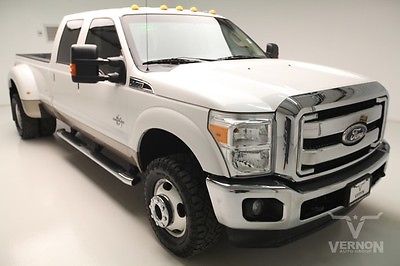 Ford : F-350 Lariat Crew Cab 4x4 2011 navigation leather heated mp 3 auxiliary v 8 diesel we finance 96 k miles
