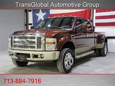 Ford : F-450 KING RANCH 4X4 DIESEL 6.4L SUNROOF FRESH SERVICE 2008 f 450 king ranch 4 x 4 diesel 6.4 l sunroof fresh service 130 k carfax turnkey