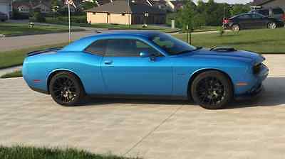 Dodge : Challenger 2015 dodge challenger r t shaker 6 speed navigation b 5 blue super track pack