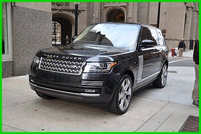 Land Rover : Range Rover 5.0L V8 Supercharged Autobiography 1 owner dvds 2015 land rover range rover autobiography supercharged 4 seat executive package