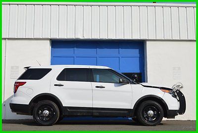 Ford : Explorer Explorer Police Interceptor AWD 3.7L w/ Back Seat Repairable Rebuildable Clear Title N0T Salvage Lot Drives Great Project Builder