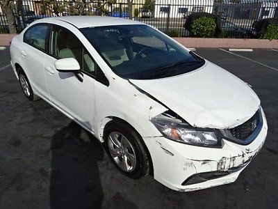 Honda : Civic LX Sedan CVT 2014 honda civic lx sedan cvt salvage wrecked repairable export welcome l k