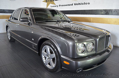 Bentley : Arnage 4dr Sedan T BENTLEY ARNAGE T  CLEAN CARFAX  LOW MILES ONLY 26K  $277,990 MSRP  FREE SHIPPING