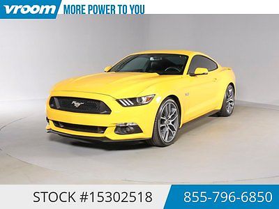 Ford : Mustang GT Premium Certified 2015 3K MILES 1 OWNER NAV 2015 ford mustang gt prem 3 k miles nav rearcam blindspot 1 owner cln carfax